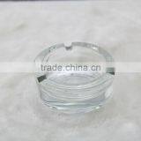 Glass Ashtray, 8.5cm Round Clear Glass Ashtray thumbnail-1
