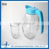 Wonderful Time Lemonade Collection Glass Pitcher Cup Set WITH HANDLE thumbnail-1