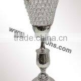 Crystal Candle Holder Stand With Metal , Crystal Tealight Holder Stand thumbnail-1