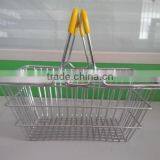 Yellow Steel Mini Shopping Basket thumbnail-1