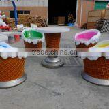 Ice Cream Table and Chair for Hotel or Bar thumbnail-3