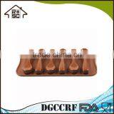 6 Cavities Spoon Shape Silicone Chocolate Mold Cupcake Decorating Tool thumbnail-6
