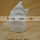 High White Effect Ceramic Christmas Decoration With Santa Claus Shape thumbnail-2