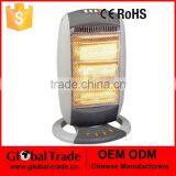 1200W 3 BAR PORTABLE ELECTRIC OSCILLATING HEATER HALOGEN 450050 thumbnail-1