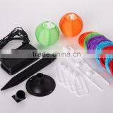 10 Mini Colorful Solar Powered Led Chinese Lantern String Light G0029 thumbnail-2
