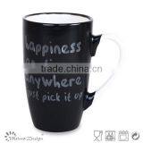 Stoneware Coffee Mug With Words Ceramic Mug thumbnail-2