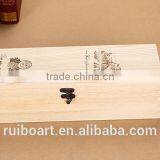 Wooden Wine Box With Handle thumbnail-1