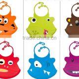 FDA Food Grade Various Animal Design Silicone Baby Bib thumbnail-1