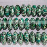 12*20MM Green Elliptic Mixture Turquoise thumbnail-1