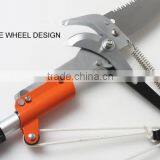 Telescopic Aluminum Pole Pruner Saw for Cutting Branches With Double Wheel thumbnail-3