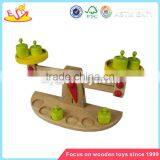Wholesale Creative Wooden Balance Scale Toy Teaching Aid Wooden Balance Scale Toy W11F008 thumbnail-1