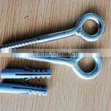 Metal Cup Hooks Eye Shape Screw Hooks Self-tapping Screws Hooks Ring thumbnail-2