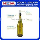 Wine Chiller 3-in-1 Stainless Steel Wine Bottle Cooler Stick Rapid Iceless Wine Chilling Rod With Aerator and Pourer