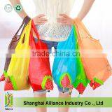 Cheap 190T Polyester Foldable Reusable Shape Strawberry Foldable Bag thumbnail-2