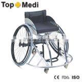 Rehabilitation Therapy Supplies China Topmedi Aluminum Folded Lightweight Leisure Basketball Sport Wheelchair Prices thumbnail-4