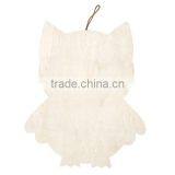 Wooden Owl Plaque With Hanger thumbnail-1