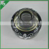 Black Flower Glass Bottle for 100ml Reed Diffuser Oil With Glass Stopper thumbnail-2