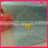 colorful aluminium rhinestone mesh WRT-018