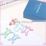 Office Stationery Human Shaped Paper Clip Metal Wire Clip Gifts thumbnail-6