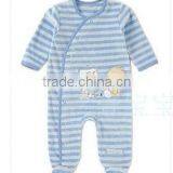 Super Cute 100% Cotton Unisex Long Sleeve Baby Romper Wholesale thumbnail-1