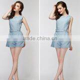 New Fashion Korean Style Women Casual Romper Sleeveless Short Adult Romper thumbnail-4