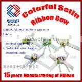 1/4"Colorful Pre-made Double Face Satin Ribbon Bows thumbnail-1