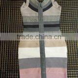 Good Quality HL Grey Gradient Sleeveless Bandage Dress Celebrity Slim Mini Dress thumbnail-5