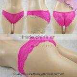 12 Colorful Sexy Transparent Full Lace Girls Bikini for Wholesale 3 Optional Sizes S M L Sexy Lace Bikini Panties thumbnail-5