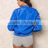 MGOO Custom Oversized Women Fashion Jackets Long Sleeves Casual New Arrival Zip Up Coat 2017 Cheap Price thumbnail-6