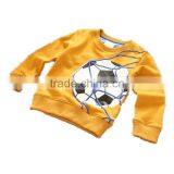 Kids Football Sweatshirt Custom Logo Boys Fleece Hoodies 100% Cotton Jacket thumbnail-2