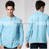 2016 New Brand Men's Long Sleeve Polo Shirt Man's Sloid Color Causal Polo Shirts thumbnail-3