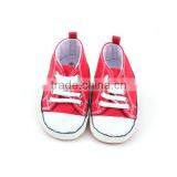 Baby Boys Girls Soft Soled Lacing Crib Shoe Genuine Leather thumbnail-5