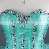 Beaded Sweetheart Ball Gown Evening Dress thumbnail-4