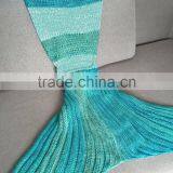 Wool Sofa Warm Mermaid Tail Blanket 2017 New Adult and Kids Sofa Bed Throw Blankets thumbnail-2