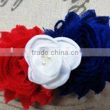 New Item Handmade Infant Fabric Flowers Head Band, Baby Girl Beautiful Headbands thumbnail-4