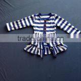 2015 New Style Kids Boutique Cardigan Baby Girl Fall Chidren Cotton Striped Cardigan QL-55 thumbnail-4