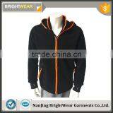 Men's Contrast hi Vis Berber Fleece Zipper up Long Sleeve Sweatshirt thumbnail-1