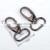 25mm 1inch Shinny Black Nickle Gun Metal Alloy Swivel Clasps Snap Key Hooks DIY Key Chain Ring Clip Buckle HK-020 thumbnail-2