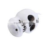 Plastic Halloween Party Decorations Silver Tone Skull LED Light thumbnail-3