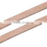 Polyurethane Fabric Jewelry Rope Brown 10.0mm( 3/8") x 5.0mm( 2/8"), 2 M thumbnail-1