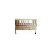 Auto Swing Wooden Baby Bed Cot with Remote Controller for Girls