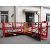 Red 90 Degree Steel Powered High Working Suspended Platform Cardle for Building Cleaning