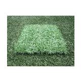 Waterproof 12800Dtex Fake Artificial Grass Flooring Lawn with Plastic Base for Park