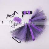 Baby Girls Halloween Boutique Outfit Skull Print Romper With Tutu Clothing M7041904 thumbnail-3