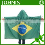 2016 3*5ft customized world country team polyester brazil flag cape