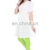 Indian Handmade Beaded Cotton White Tunic Hippe Women Dress Sexy Formal Tunic Manufacturer thumbnail-4