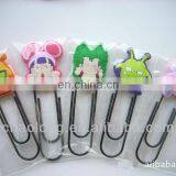 Factory Directly Sale Custom Branded Logo Rubber Bookmark Soft Pvc Book Marks