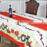 Elegant Rectangular Round Polyester Table Clothes for Christmas Decoration