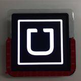 12 x 12cm Chargeable LED Light Car Sticker for UBER LYFT Car Service thumbnail-2
