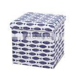Home Storage Organization Foldable Seat Box Ottoman Sale Big Ottoman Stool thumbnail-4